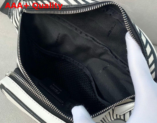 Fendi Belt Bag White Canvas Belt Bag Replica