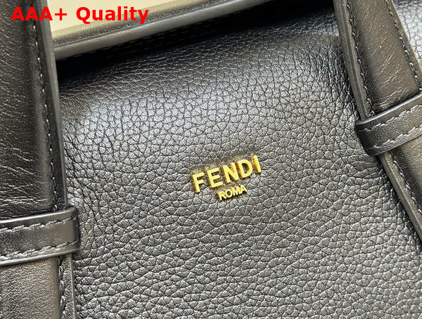 Fendi Boston 365 Bag in Black Leather Replica