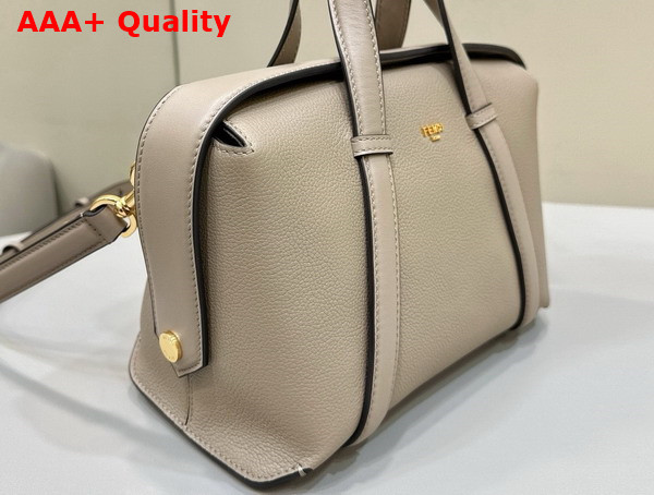 Fendi Boston 365 Bag in Dove Grey Leather Replica