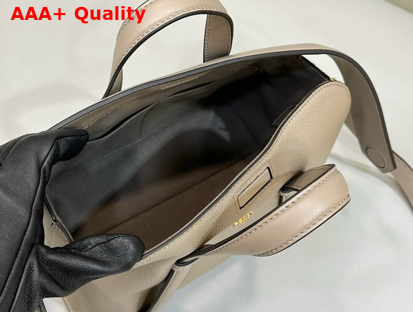 Fendi Boston 365 Bag in Dove Grey Leather Replica