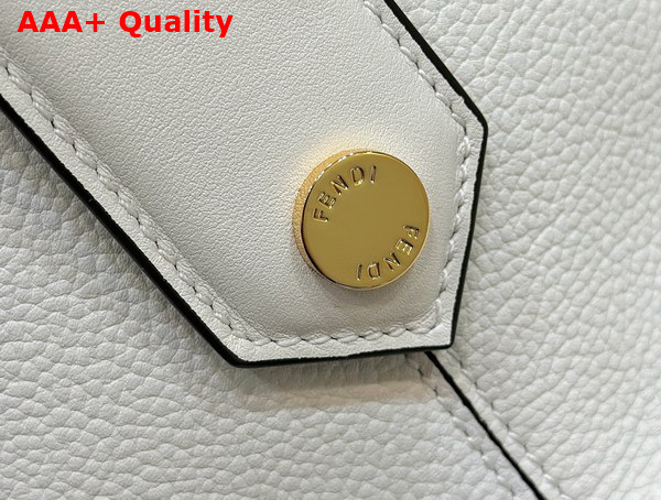 Fendi Boston 365 Bag in White Leather Replica