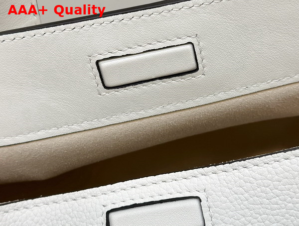 Fendi Boston 365 Bag in White Leather Replica