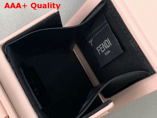 Fendi Box Key Charm Pink Leather Key Ring Replica
