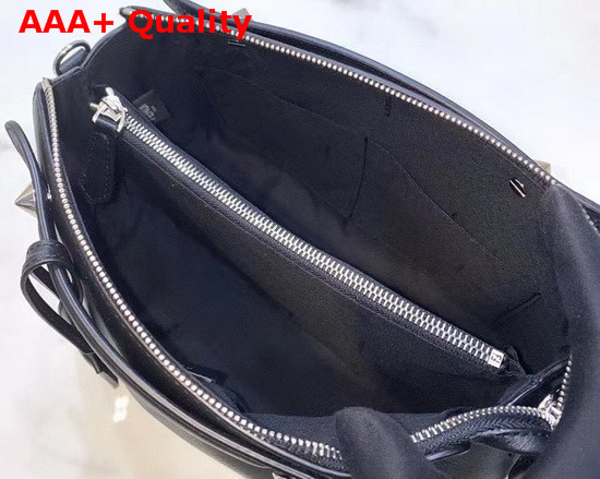 Fendi By The Way Medium Black Leather Boston Bag Replica
