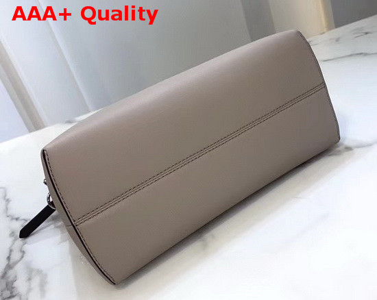 Fendi By The Way Medium Grey Leather Boston Bag Replica