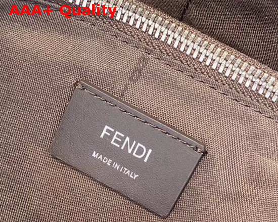 Fendi By The Way Medium Light Blue Leather Boston Bag Replica