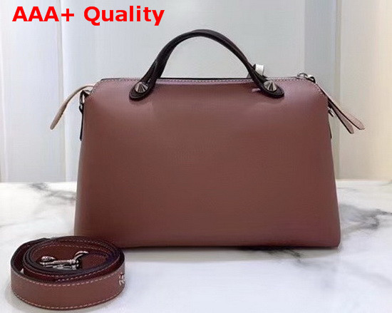 Fendi By The Way Medium Nude Leather Boston Bag Replica