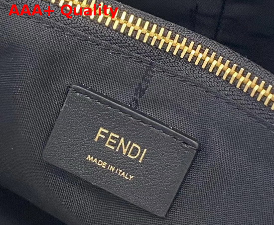 Fendi By The Way Medium White Leather Printed Boston Bag Replica