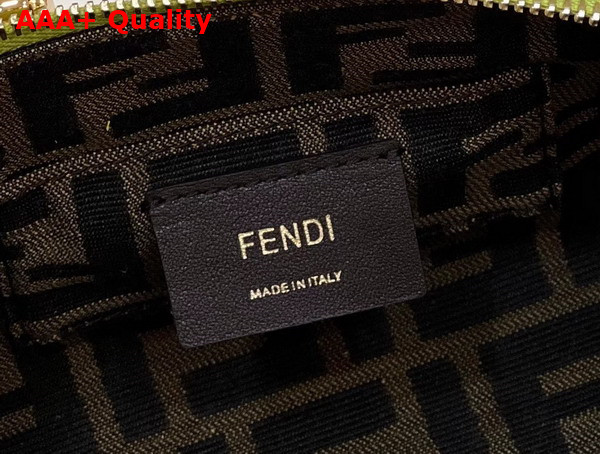 Fendi By The Way Mini Acid Green Leather Small Boston Bag Replica