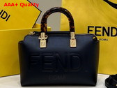 Fendi By the Way Mini Black Leather Small Boston Bag Replica