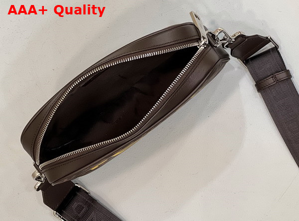 Fendi Camera Case Brown FF Fabric Bag Replica