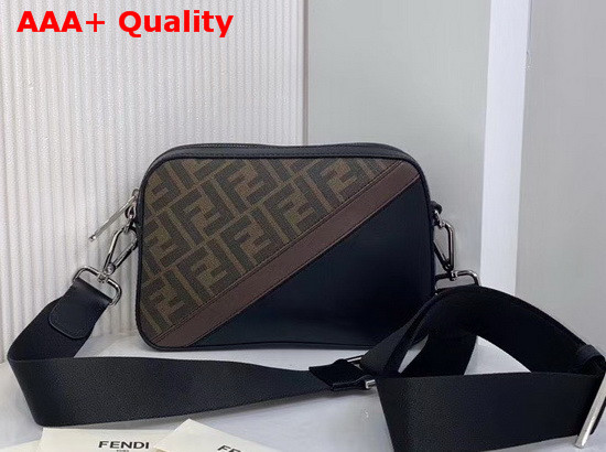 Fendi Camera Case Brown Fabric Bag Code 7M0286A9XSF199B Replica