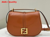 Fendi Cmon Medium Brown Leather Bag Replica
