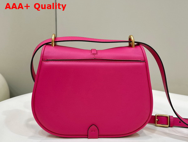 Fendi Cmon Medium Fuchsia Leather Bag Replica