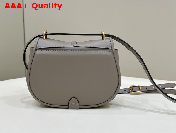 Fendi Cmon Small Dove Grey Smooth Leather and Full Grain Leather Bag Replica