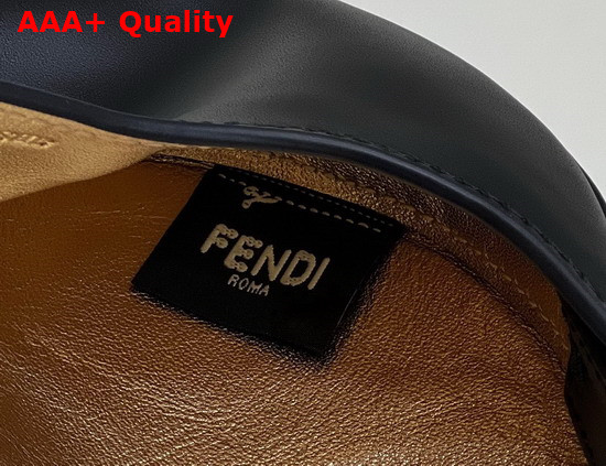 Fendi Cookie Black Leather Mini Bag Replica