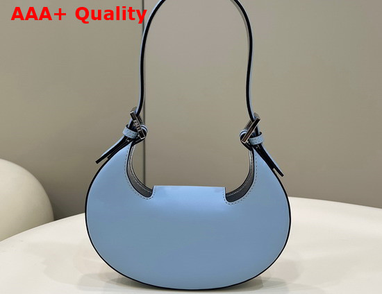 Fendi Cookie Light Blue Leather Mini Bag Replica