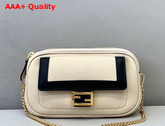 Fendi Easy 2 Baguette Bag in White Leather Replica