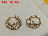 Fendi F Is Fendi Earrings Gold Colored Earrings Replica