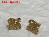 Fendi F Is Fendi Earrings Gold Replica