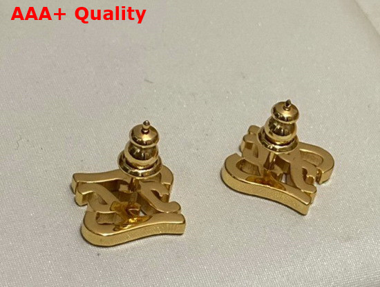 Fendi F Is Fendi Earrings Gold Replica