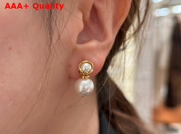 Fendi F is Fendi Earrings in Gold Colored Metal Replica