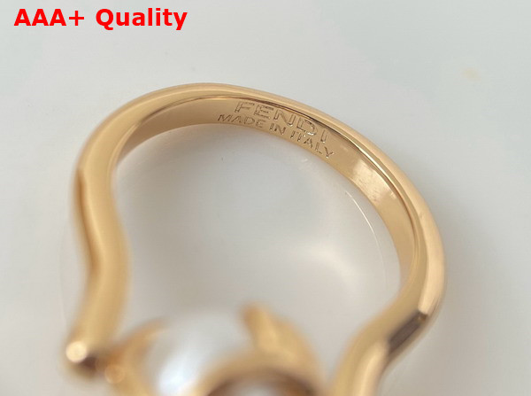 Fendi F is Fendi Ring Gold Colored Metal Ring Replica
