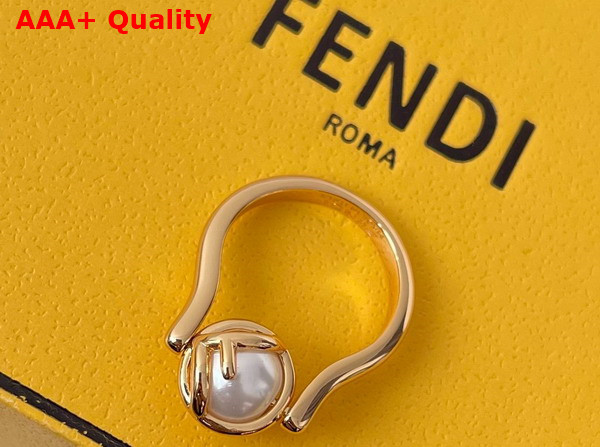 Fendi F is Fendi Ring Gold Colored Metal Ring Replica