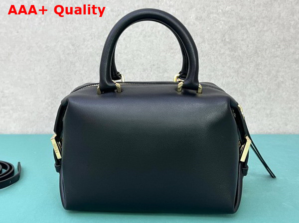 Fendi FF Cube Black Nappa Leather Mini Bag Replica