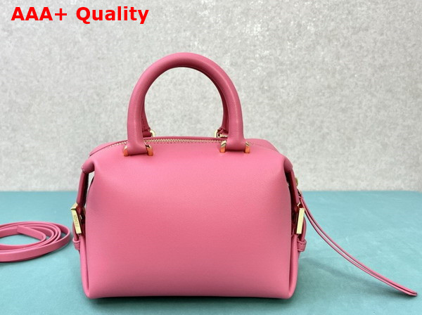 Fendi FF Cube Pink Nappa Leather Mini Bag Replica