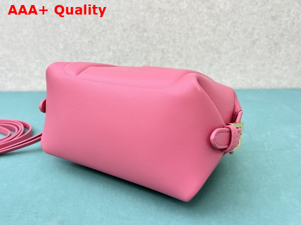 Fendi FF Cube Pink Nappa Leather Mini Bag Replica