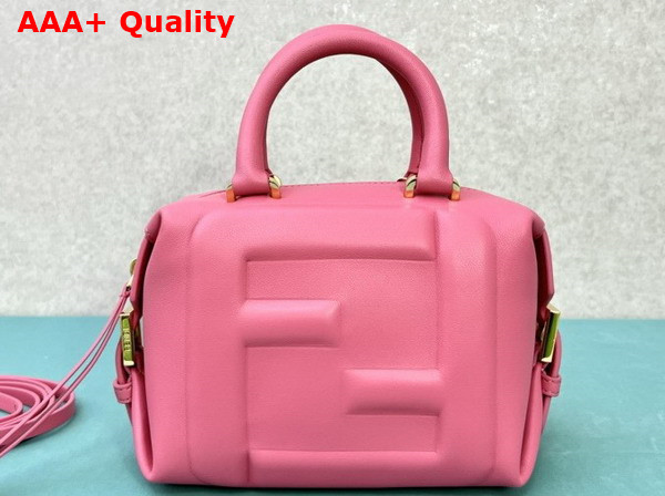 Fendi FF Cube Pink Nappa Leather Mini Bag Replica