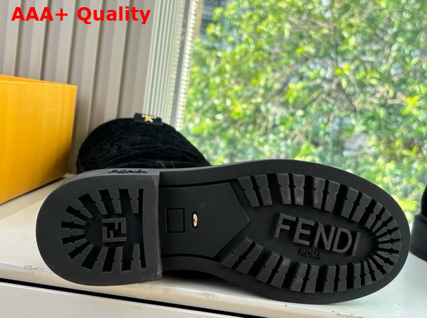 Fendi Filo Black Suede Boots Replica