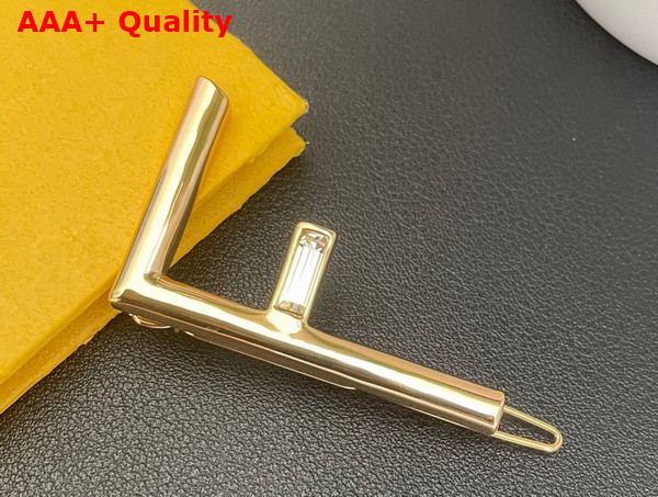 Fendi First Hair Clip Gold Colored Hair Clip Replica