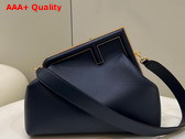 Fendi First Medium Bag in Black Leather Replica
