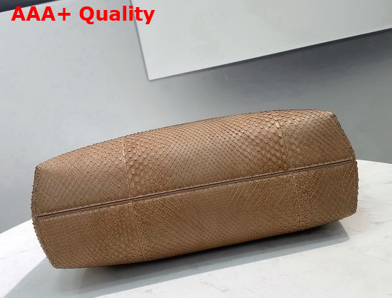 Fendi First Medium Beige Python Bag Replica