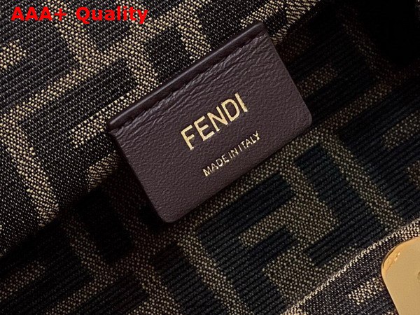 Fendi First Small Beige Raffia Macrame Bag Replica