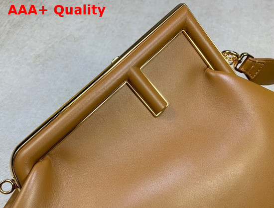 Fendi First Medium Brown Leather Bag Replica