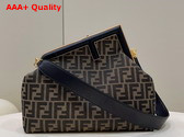 Fendi First Medium FF Jacquard Fabric Bag Replica