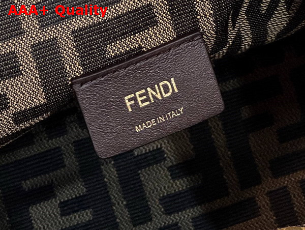 Fendi First Medium Khaki Suede Bag Replica