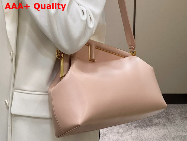 Fendi First Medium Pale Pink Leather Bag Replica