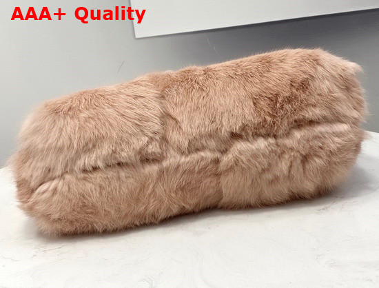 Fendi First Medium Pink Mink Fur Bag Replica
