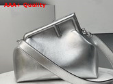Fendi First Medium Silver Leather Bag Replica