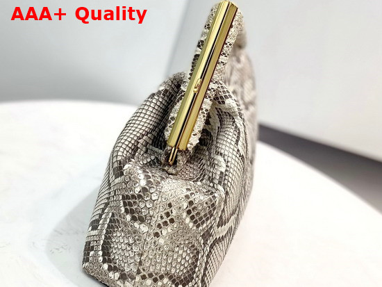 Fendi First Medium White Python Leather Bag Replica