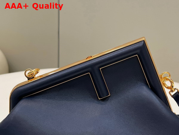 Fendi First Small Bag in Black Leather Replica