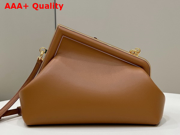Fendi First Small Bag in Brown Leather Replica