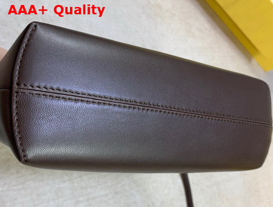 Fendi First Small Dark Brown Leather Bag Replica