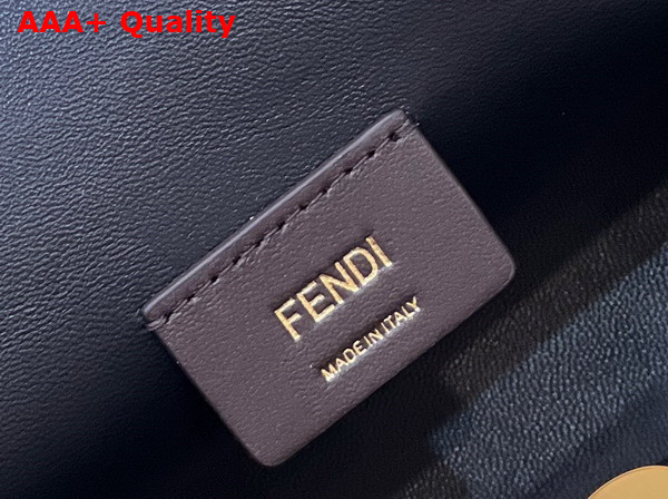 Fendi First Small FF Jacquard Fabric Bag Replica