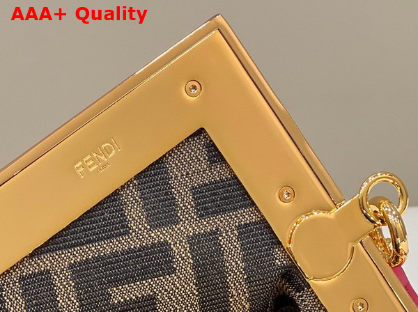 Fendi First Small Fuchsia Leather Bag Replica