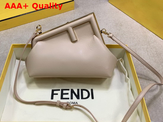 Fendi First Small Pink Leather Bag Replica